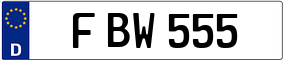 Truck License Plate